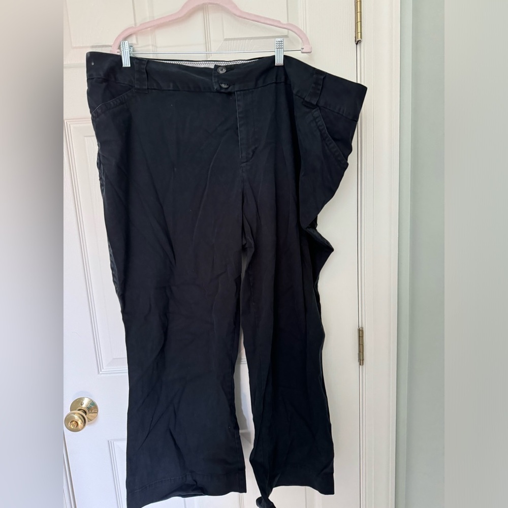 Lane Bryant 28 w petite black pants